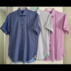 Men’s Hammermade button down short-sleeve shirts M